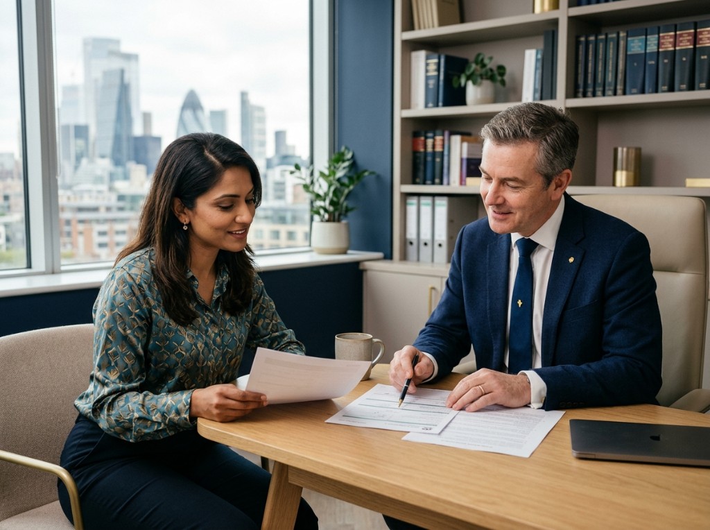 BP Legal Solicitors team reviewing a client matter together